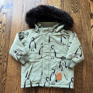 Mini Rodini Green K2 Penguin Parka (92/98)